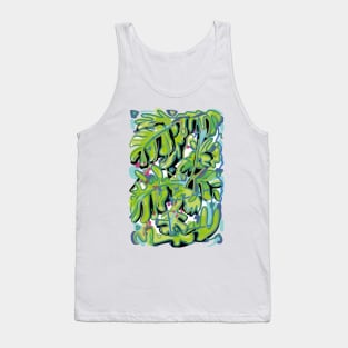 Cheese plant foliage Tank Top